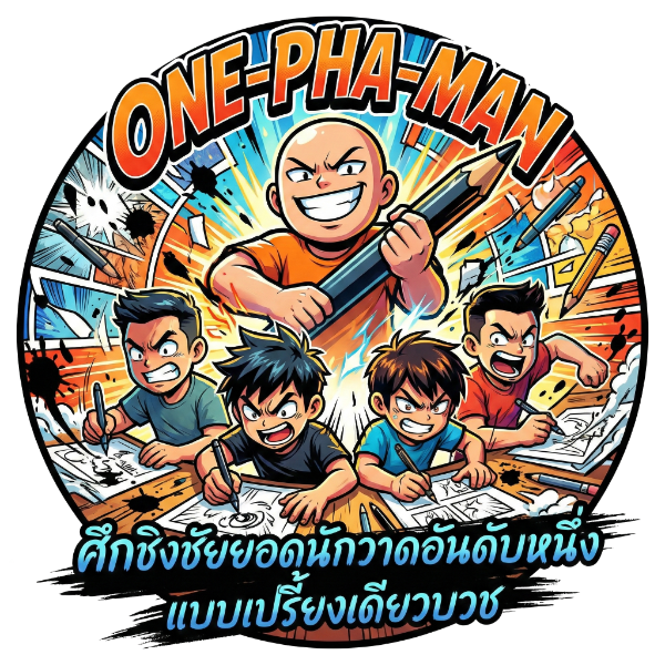 เกมวาดการ์ตูน ONE-PHA-MANga Logo